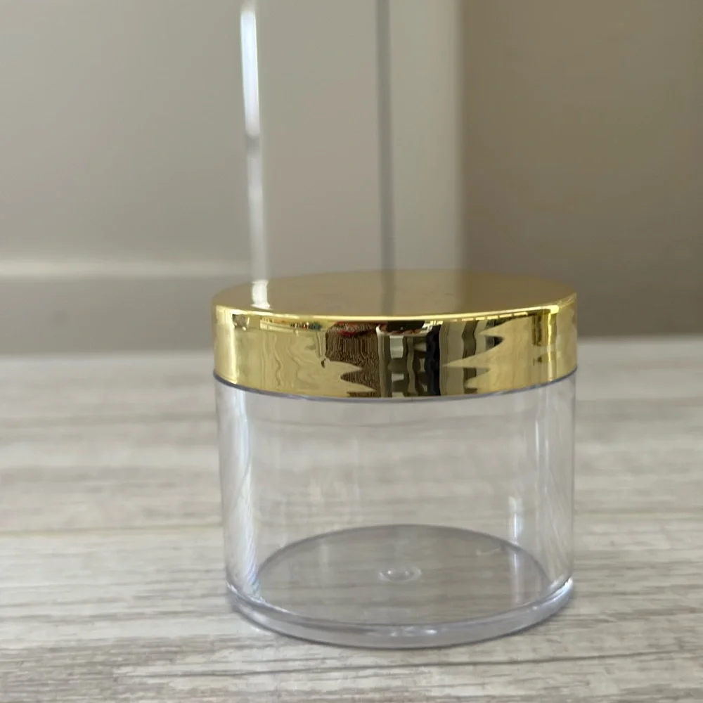 Gold DIY CREAM SERUM PUMP JARS BOTTLES ESSENTIAL OILS TRAVEL 36 piece